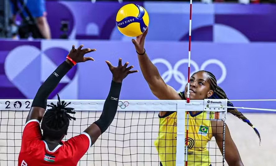 Brasil vence o Quênia em estreia do vôlei feminino na Olimpíada de Paris |